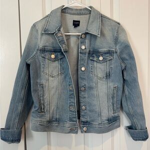 J. Crew Light Blue Denim Jacket with Navy Label